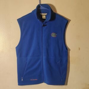 Columbia Royal Blue Florida Gators Football Fleece Vest